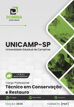 Técnico em Conservação e Restauro UNICAMP SP | Apostila 2026