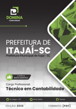 Técnico em Contabilidade Itajaí SC | Apostila 2026