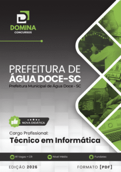 Técnico em Informática Água Doce SC | Apostila 2026