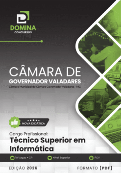 Técnico em Informática Câmara Governador Valadares MG | Apostila 2026