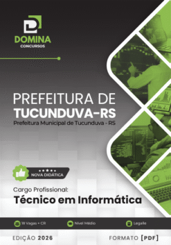 Técnico em Informática Tucunduva RS | Apostila 2026