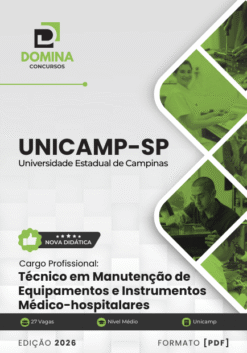 Técnico em Manutenção de Equipamentos UNICAMP SP | Apostila 2026