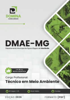 Técnico em Meio Ambiente DMAE Uberlândia MG | Apostila 2026