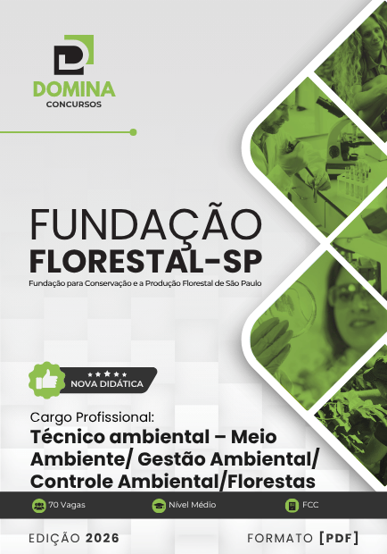 Técnico em Meio Ambiente Fundação Florestal SP | Apostila 2026 1 Técnico em Meio Ambiente Fundação Florestal SP | Apostila 2026