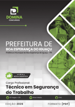 Técnico em Segurança do Trabalho Boa Esperança do Iguaçu PR | Apostila 2026