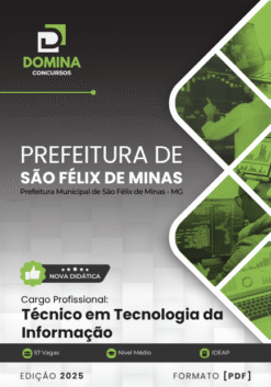 Técnico em Tecnologia da Informação São Félix de Minas MG | Apostila 2026