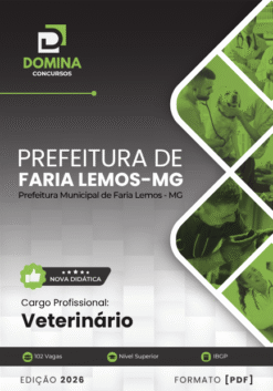 Veterinário Faria Lemos MG | Apostila 2026
