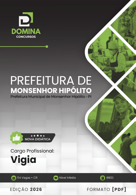 Vigia Monsenhor Hipólito PI | Apostila 2026 1 Vigia Monsenhor Hipólito PI | Apostila 2026
