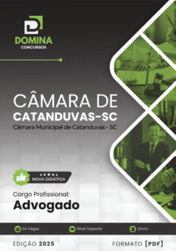 Advogado Câmara Catanduvas SC | Apostila 2026