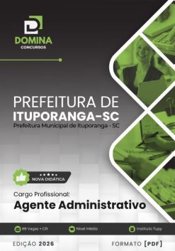 Agente Administrativo Ituporanga SC | Apostila 2026