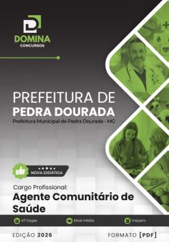 Agente Comunitário de Saúde Pedra Dourada MG | Apostila 2026