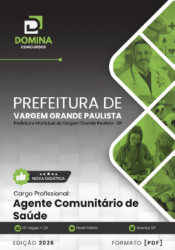 Agente Comunitário de Saúde Vargem Grande Paulista SP | Apostila 2026