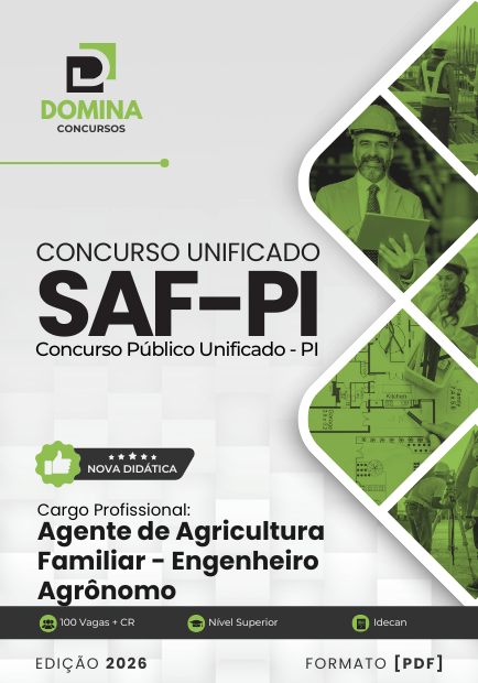 Agente de Agricultura Familiar Engenheiro Agrônomo SAF PI | Apostila 2026 1 Agente de Agricultura Familiar Engenheiro Agrônomo SAF PI | Apostila 2026