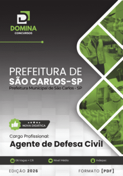 Agente de Defesa Civil São Carlos SP | Apostila 2026