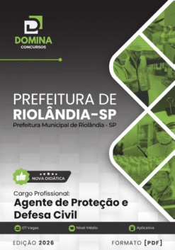 Agente de Proteção e Defesa Civil Riolândia SP | Apostila 2026