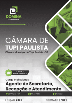 Agente de Secretaria Câmara Tupi Paulista SP | Apostila 2026
