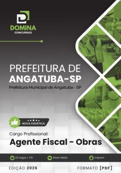 Agente Fiscal de Obras Angatuba SP | Apostila 2026