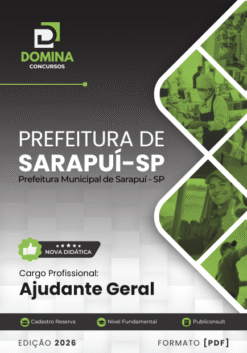 Ajudante Geral Sarapuí SP | Apostila 2026