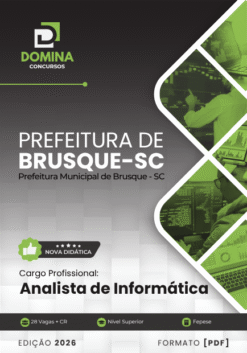 Analista de Informática Prefeitura Brusque SC | Apostila 2026