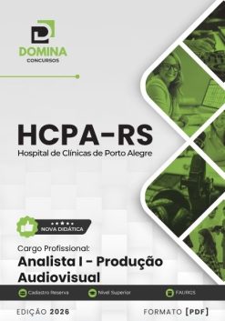 Analista de Produção Audiovisual HCPA RS | Apostila 2026