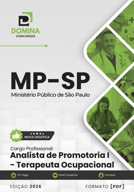 Analista de Promotoria Terapeuta Ocupacional MP SP | Apostila 2026 1 Analista de Promotoria Terapeuta Ocupacional MP SP | Apostila 2026