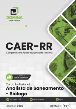 Analista de Saneamento Biólogo CAER RR | Apostila 2026