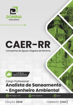 Analista de Saneamento Engenheiro Ambiental CAER RR | Apostila 2026