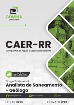 Analista de Saneamento Geólogo CAER RR | Apostila 2026