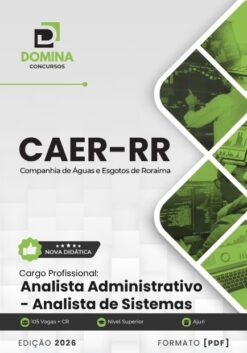 Analista de Sistemas CAER RR | Apostila 2026