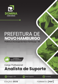 Analista de Suporte Novo Hamburgo RS | Apostila 2026