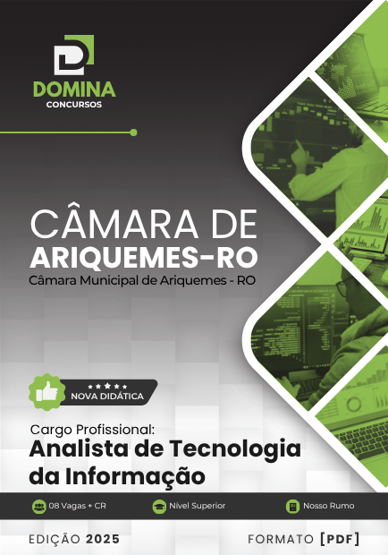 Analista de Tecnologia da Informação Ariquemes RO | Apostila 2026 1 Analista de Tecnologia da Informação Ariquemes RO | Apostila 2026
