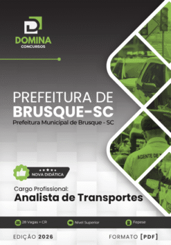 Analista de Transportes Prefeitura Brusque SC | Apostila 2026