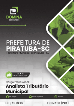 Analista Tributário Municipal Piratuba SC | Apostila 2026