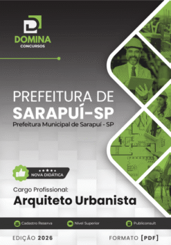 Arquiteto e Urbanista Sarapuí SP | Apostila 2026
