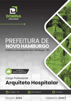 Arquiteto Hospitalar Novo Hamburgo RS | Apostila 2026