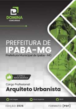 Arquiteto Urbanista Ipaba MG | Apostila 2026