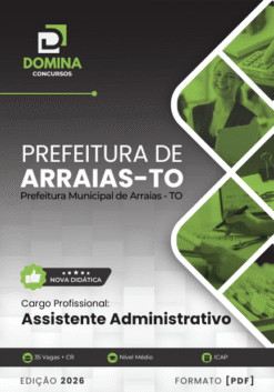 Assistente Administrativo Arraias TO | Apostila 2026
