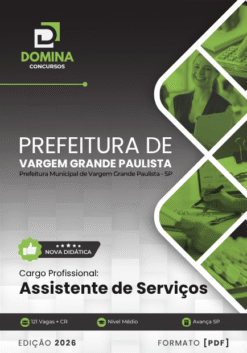 Assistente de Serviços Vargem Grande Paulista SP | Apostila 2026