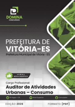 Auditor de Atividades Urbanas Consumo Vitória ES | Apostila 2026