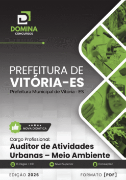 Auditor de Atividades Urbanas Meio Ambiente Vitória ES | Apostila 2026
