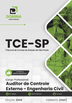 Auditor de Controle Interno Engenharia Civil TCE SP | Apostila 2026