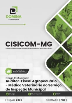 Auditor Fiscal Agropecuário Médico Veterinário CISICOM MG | Apostila 2026