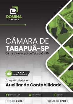 Auxiliar de Contabilidade Câmara Tabapuã SP | Apostila 2026