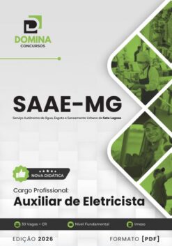 Auxiliar de Eletricista SAAE de Sete Lagoas MG | Apostila 2026
