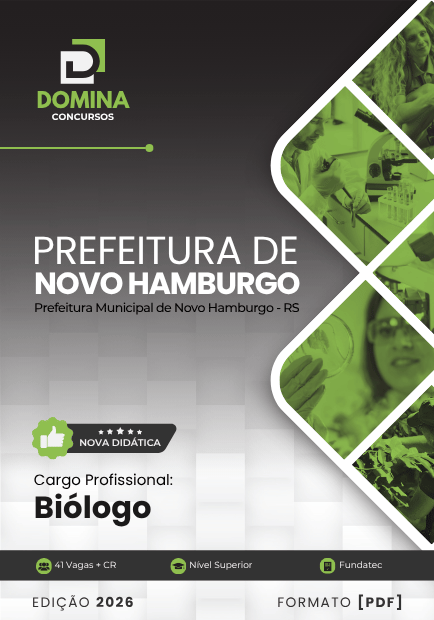 Biólogo Novo Hamburgo RS | Apostila 2026 1 Biólogo Novo Hamburgo RS | Apostila 2026