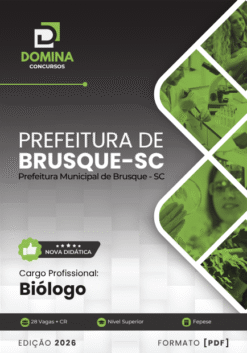 Biólogo Prefeitura Brusque SC | Apostila 2026