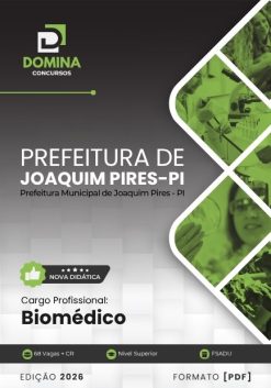 Biomédico Joaquim Pires PI | Apostila 2026