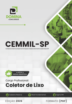 Coletor de Lixo CEMMIL Mogi Guaçu SP | Apostila 2026