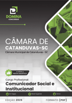 Comunicador Social e Institucional Câmara Catanduvas SC | Apostila 2026