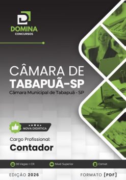 Contador Câmara Tabapuã SP | Apostila 2026